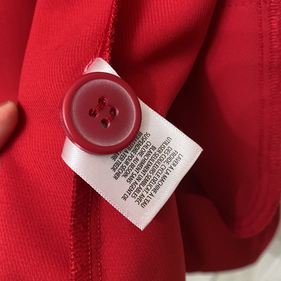 •Leith• Oversized Lightweight Red Boyfriend Blazer - Picture 8 of 13